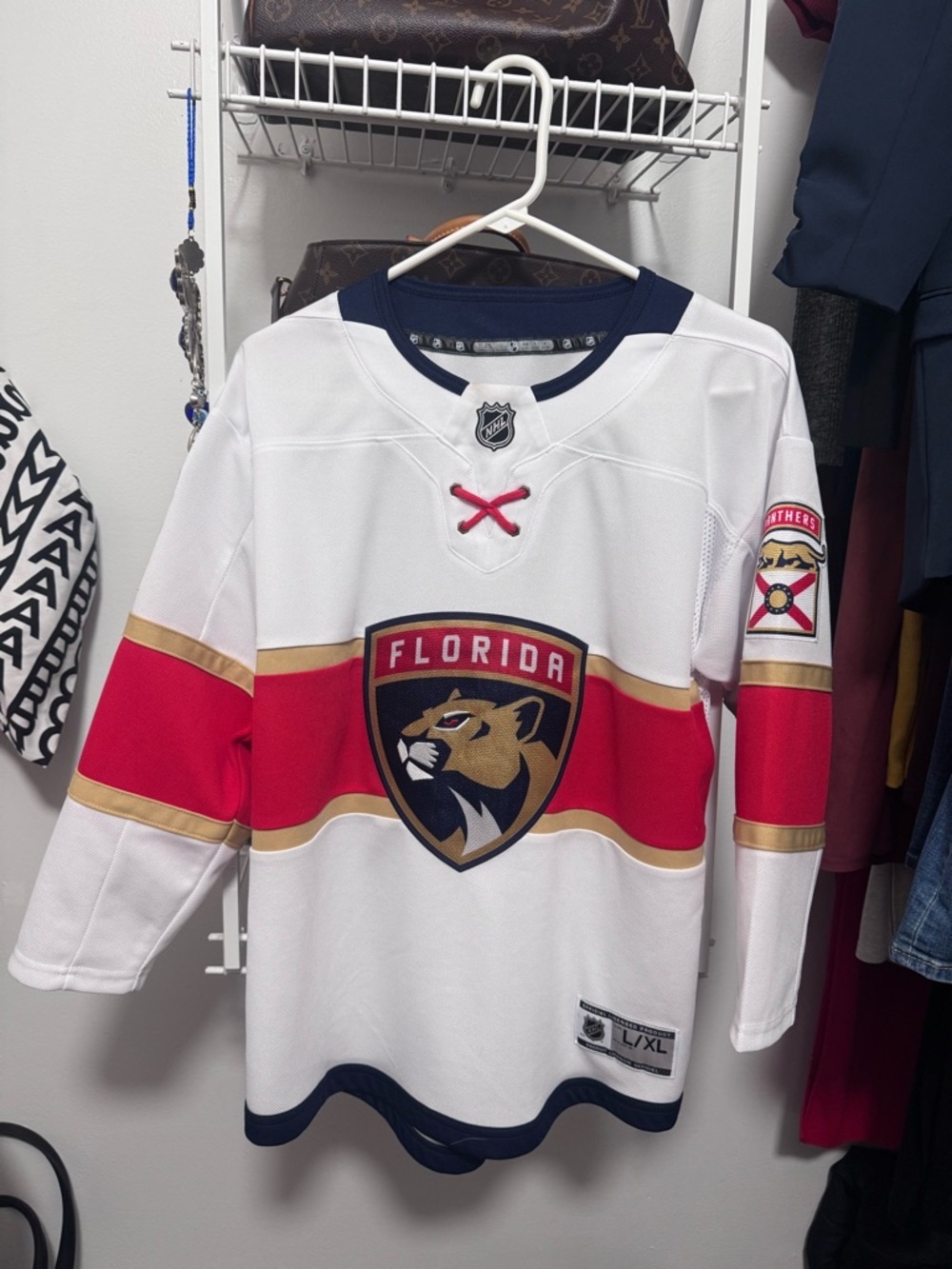 Florida Panthers NHL Youth Jersey L/XL White Hockey Jersey - Picture 3 of 3
